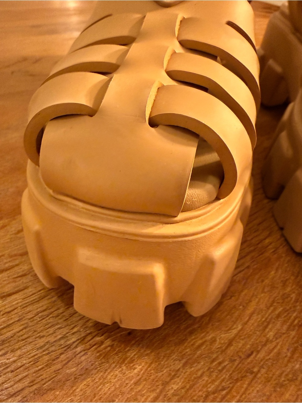 Prada Rubber Monolith sandals - Picture 7 of 13